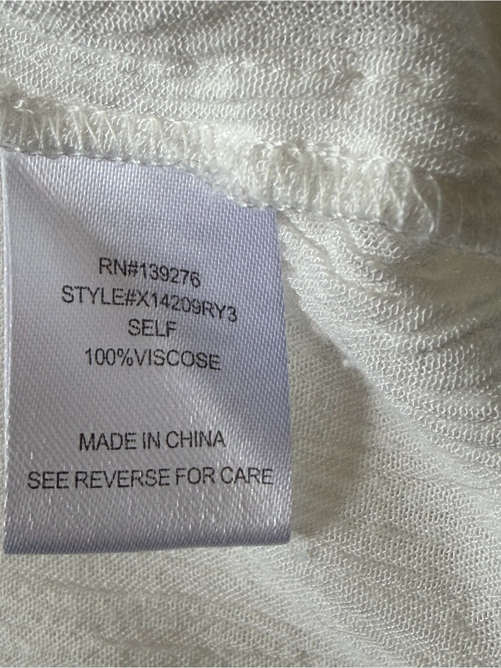 Daniel Rainn Embroidered Boho Peasant Hippie Tunic Top White Crinkle Rayon Sz 2X - Picture 6 of 7